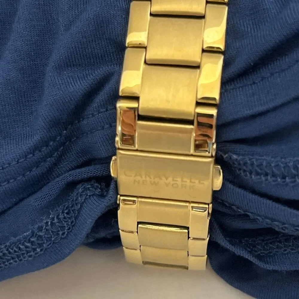 Caravelle New York by Bulova Women's Gold-Tone Water Resistant‎ Wristwatch